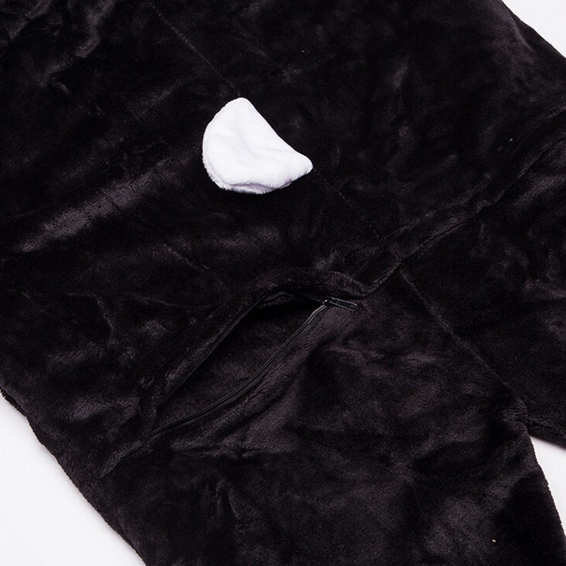 Bộ đồ ngủ hóa trang gấu trúc anime Kigurumi dùng trong các bữa tiệc Halloween dành cho nam và nữ và trẻ em