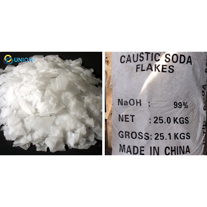 1kg NaOH dạng xút vảy 99%