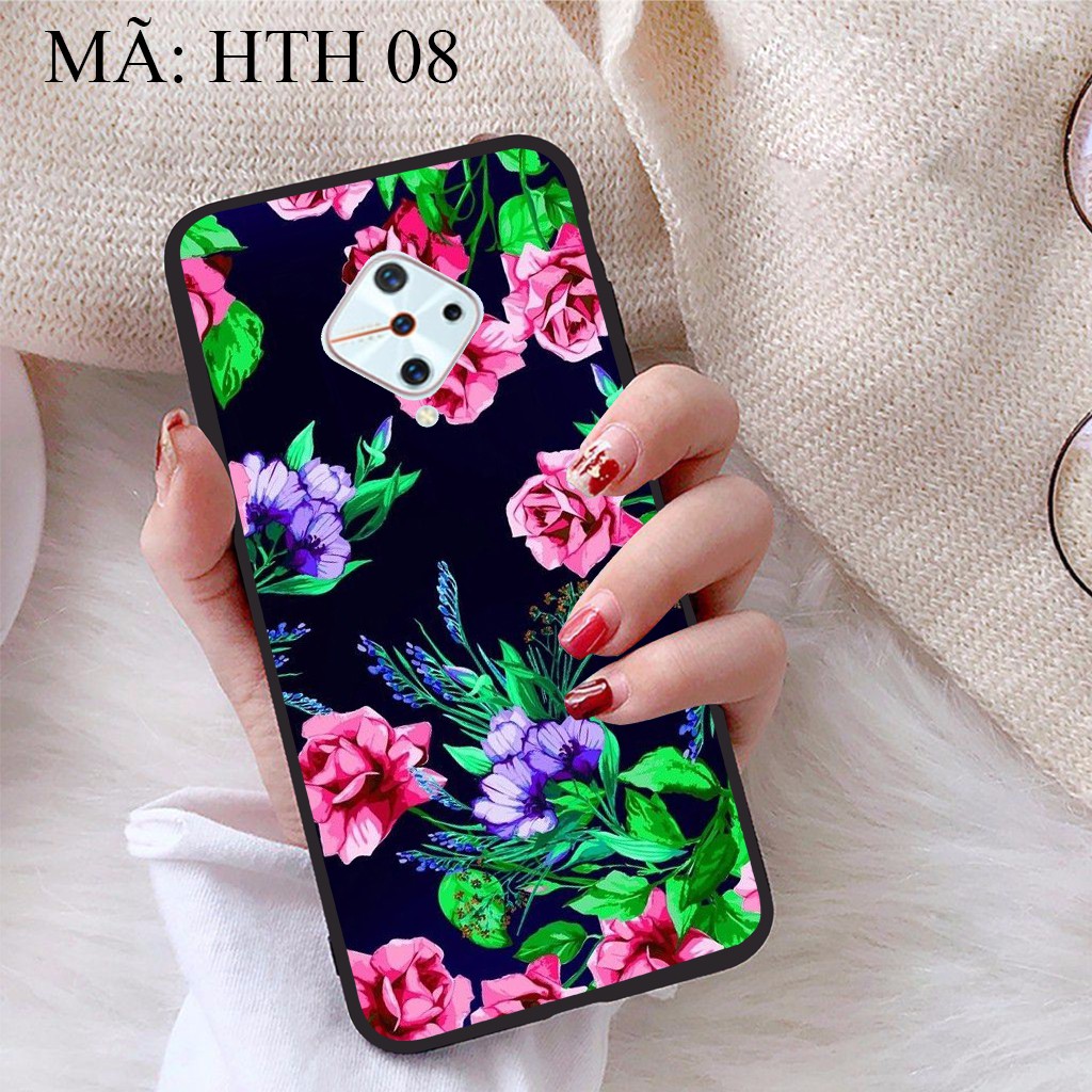 Ốp lưng Vivo S1 Pro viền dẻo TPU BST Hoạ Tiết Hoa