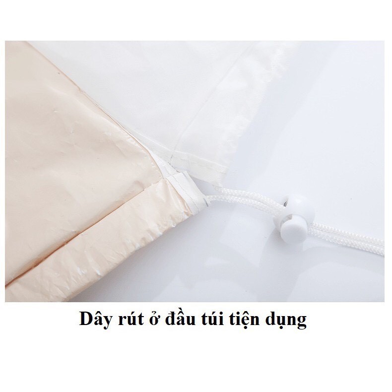 Túi đựng quần áo chăn màn hình trụ tròn không thấm nước siêu tiện lợi Dumi Shop