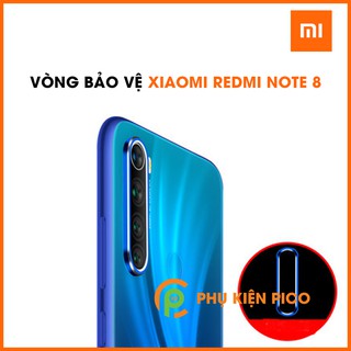 Vòng bảo vệ camera Redmi Note 8 - Ốp viền camera Xiaomi Redmi Note 8 màu xanh
