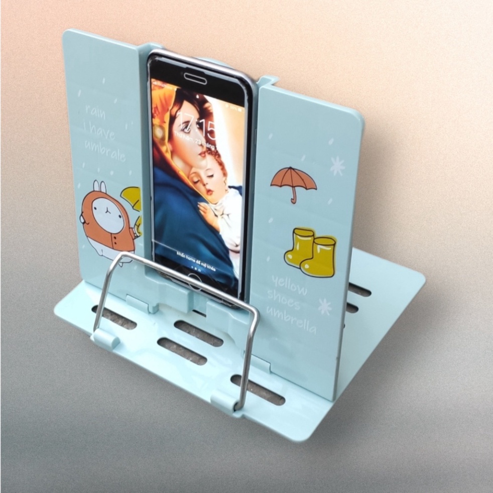 Giá đỡ điện thoại, máy tính bảng, kê sách để bàn đa năng