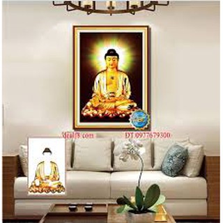 Tranh đá phật a di đà y8105