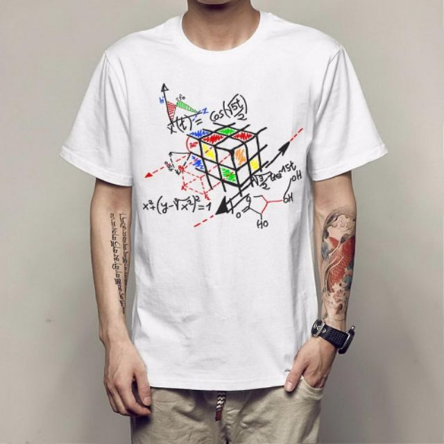 Áo thun rubik thiết kế 2