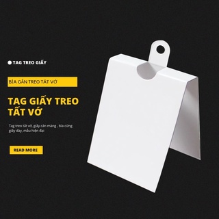 100 bìa  giấy treo Tất Chân Nam Nữ, Vớ Cổ Ngắn, cổ dài, giấy bìa cứng trắng trơn không chữ