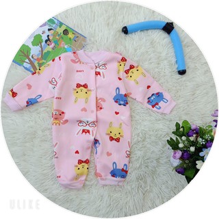 QUẦN ÁO TRẺ EM - Bộ nỉ Body cài khuy cho bé trai và bé gái từ 3-13kg