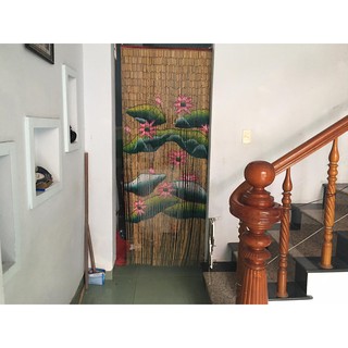 Rèm cửa ống trúc Bách Tín, mành tre trang trí phong thủy