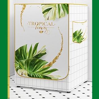 Vỏ bọc trùm che phủ máy giặt cửa ngang vải bạt dày che mưa nắng Dotina VBTCPN10