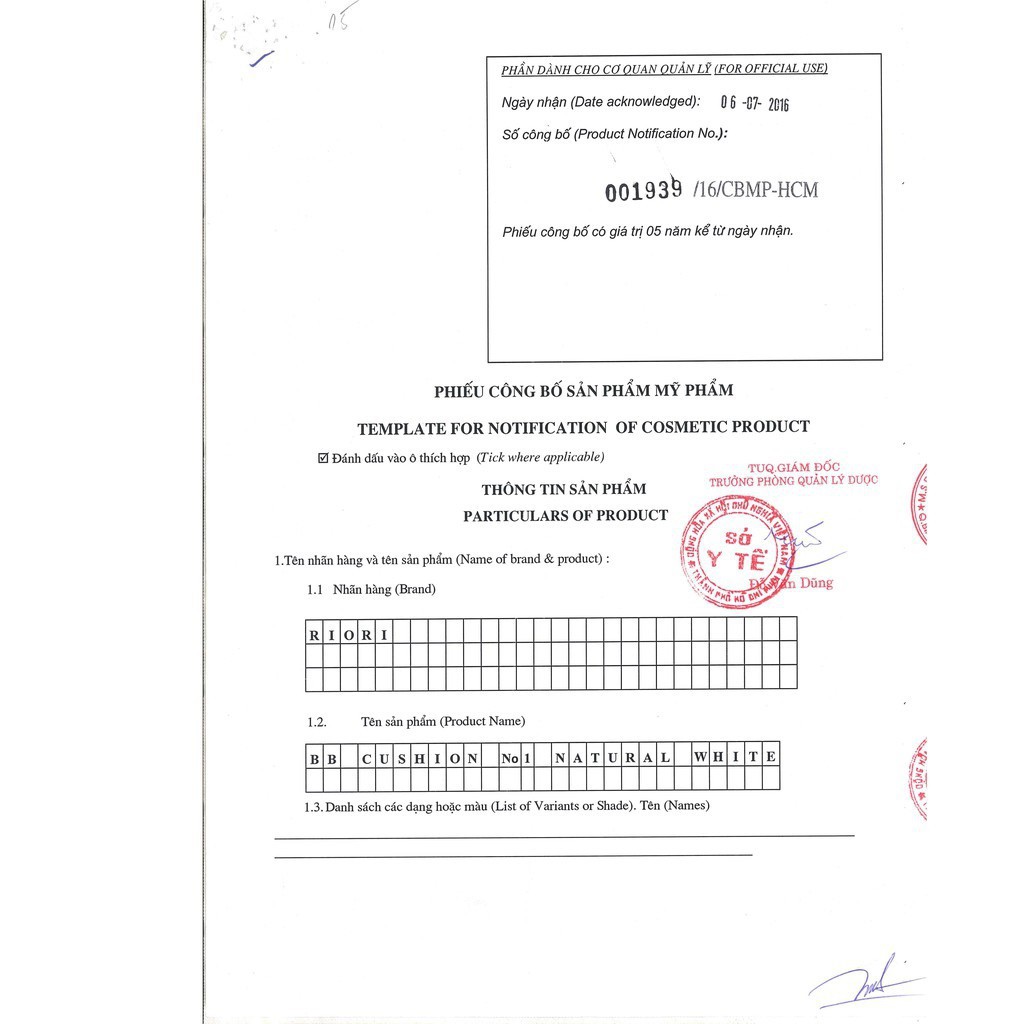 Phấn nước Riori BB Cushion | BigBuy360 - bigbuy360.vn