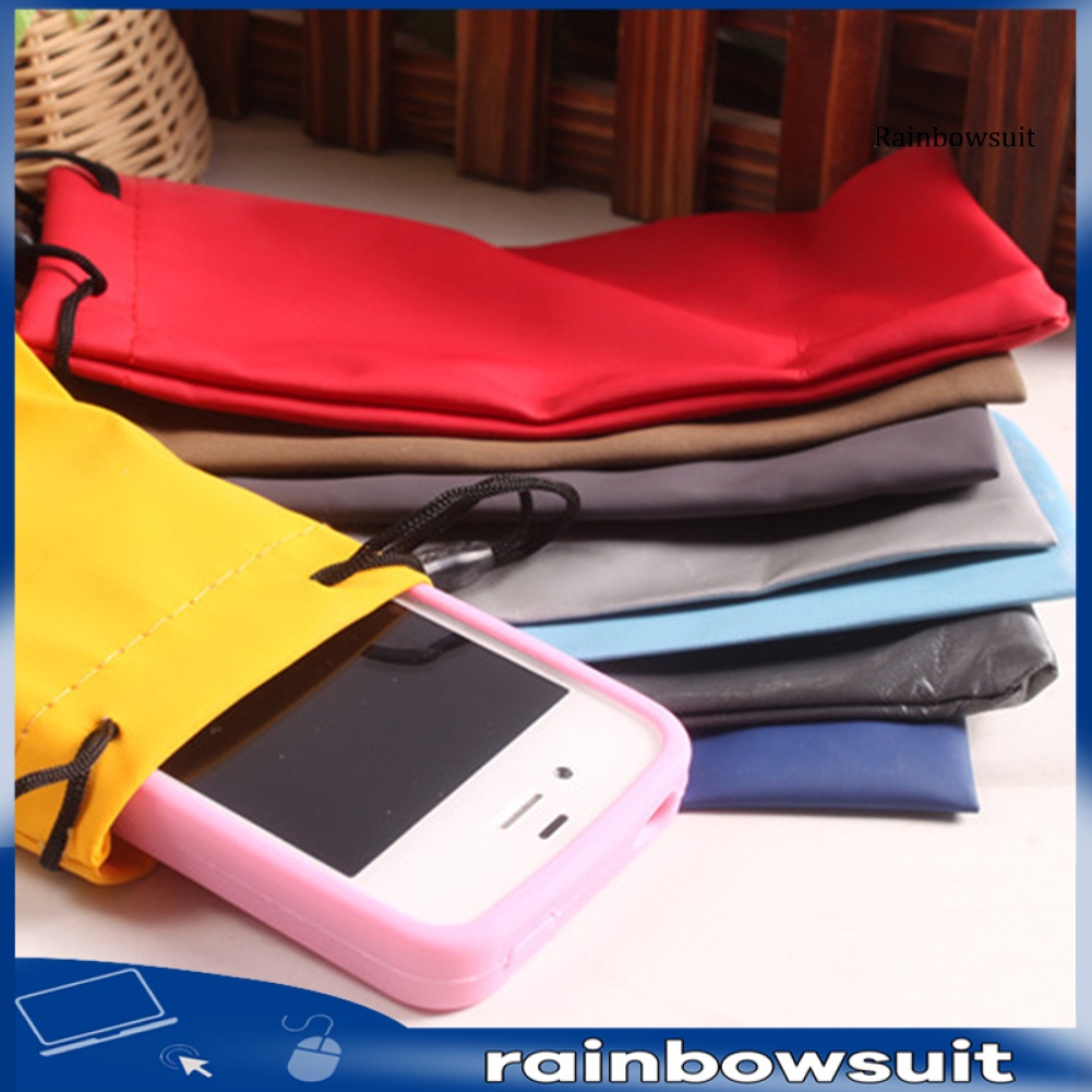 Set 2 Túi Dây Rút Đựng Mắt Kính Điện Thoại Tiện Dụng