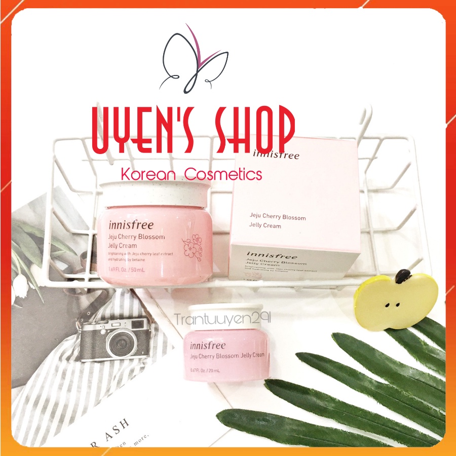 Kem dưỡng ẩm Innisfree Jeju Cherry Blossom Jelly Cream (mini size 20ml/50ml)