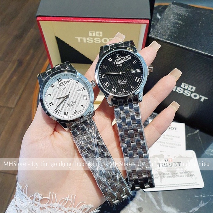 Đồng hồ nam TS 1853 dây thép không gỉ, mặt vân cực đẹp giá rẻ, sang trọng lịch lãm [Tặng tháo dây] | BigBuy360 - bigbuy360.vn