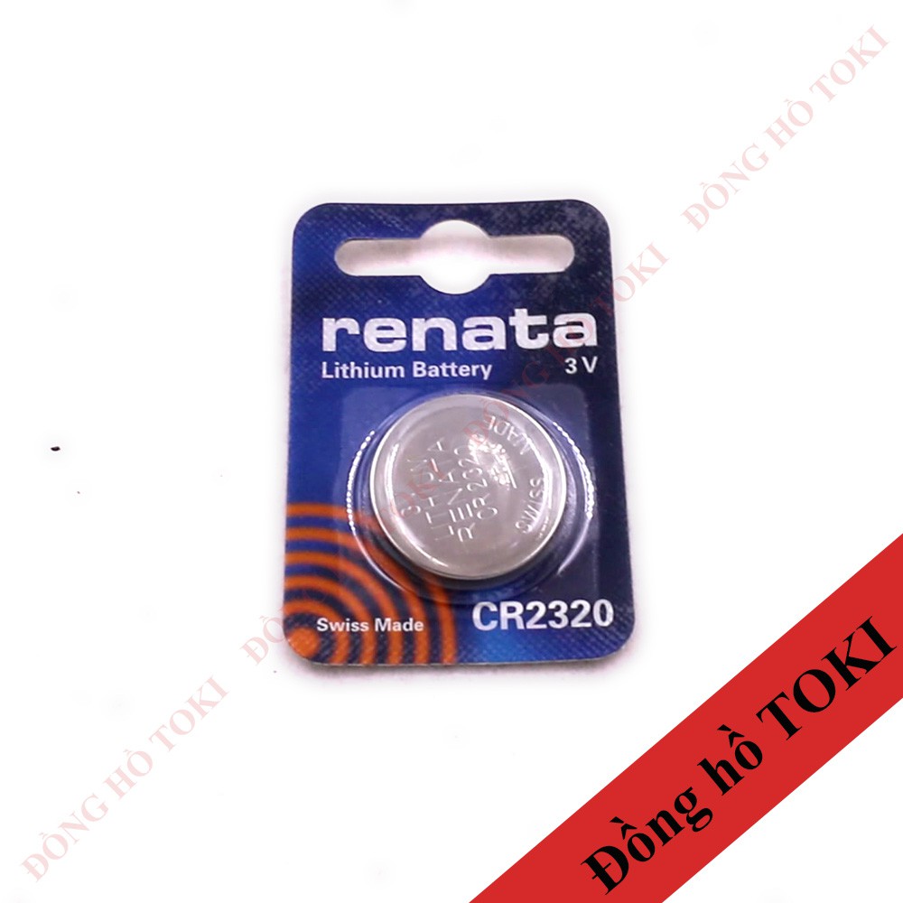 Pin đồng hồ lithium 3V mã CR2320 chính hãng Thụy sỹ Renata