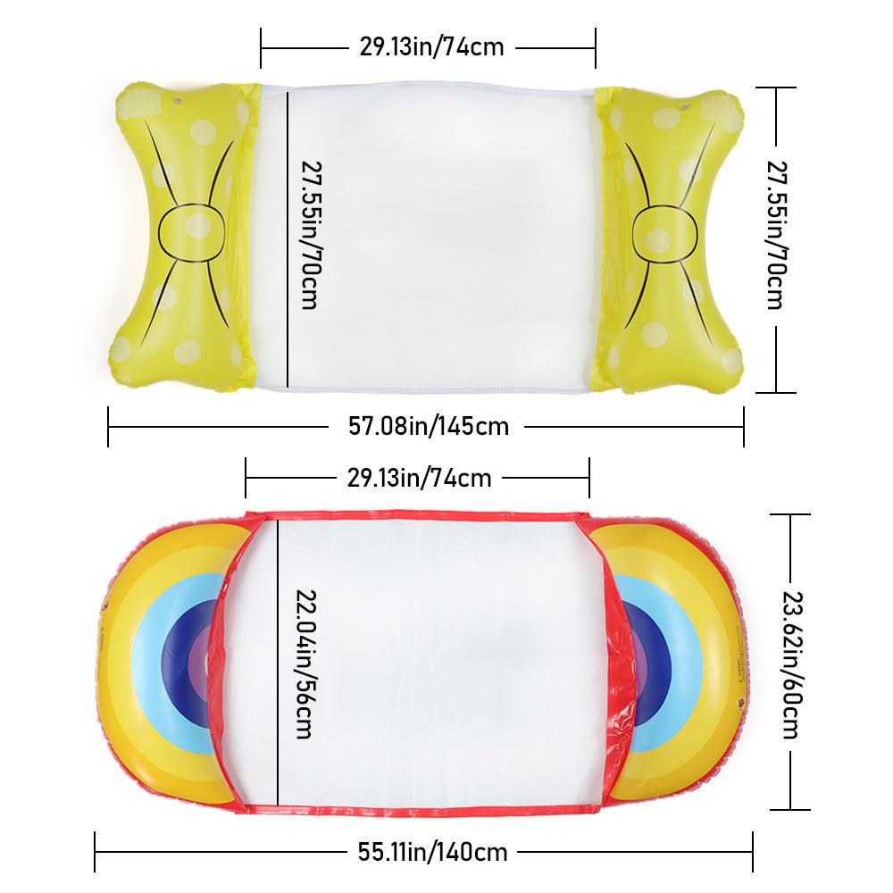 Phao Bơi Bơm Hơi Bằng PVC Hình Nơ Phong Cách Thể Thao