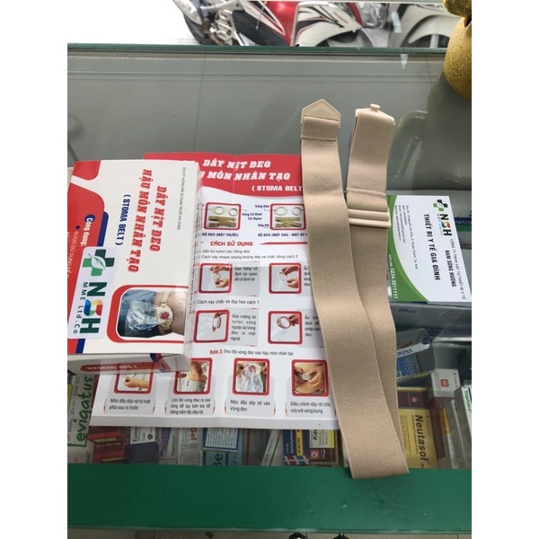 DÂY NỊT ĐEO TÚI HẬU MÔN NHÂN TẠO STOMA BELT Dây nịt bụng dùng cho hậu môn nhân tạo STOMA BELT
