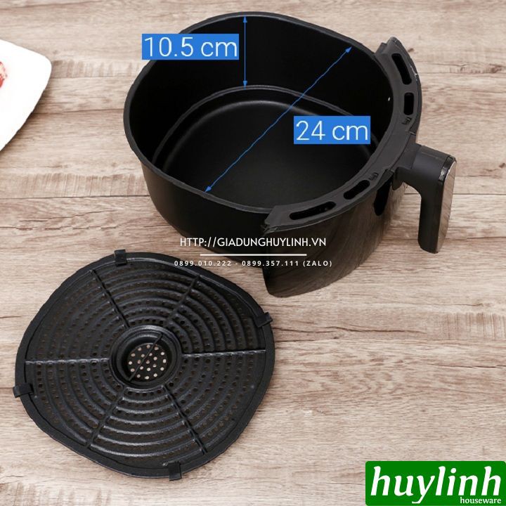 [Mã ELHAMS5 giảm 6% đơn 300K] Nồi chiên không dầu điện tử Tefal EY701D15 - 5.6 lít - 1700W