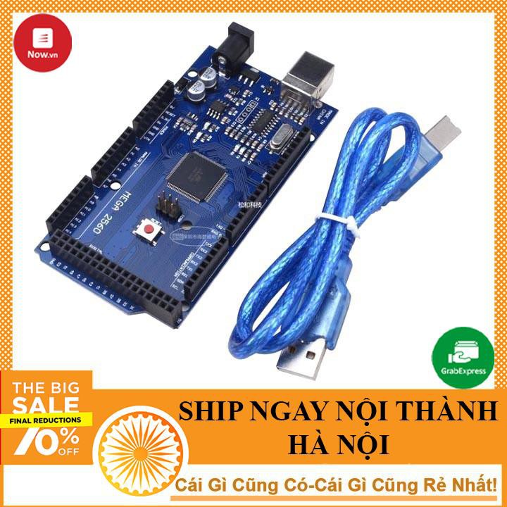 Board Mạch Arduino Mega 2560 CH340 - Tặng Kèm Cáp Nạp Code - NTHN