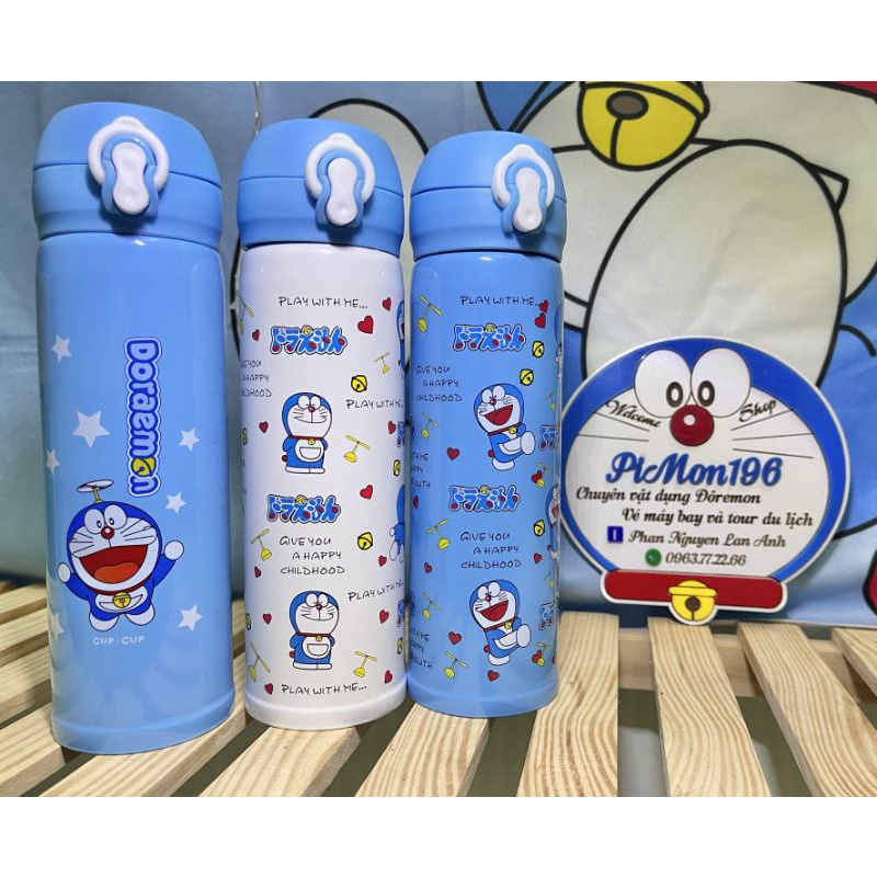 Bình Giữ Nhiệt Đoraemon 500ml Tiện Lợi