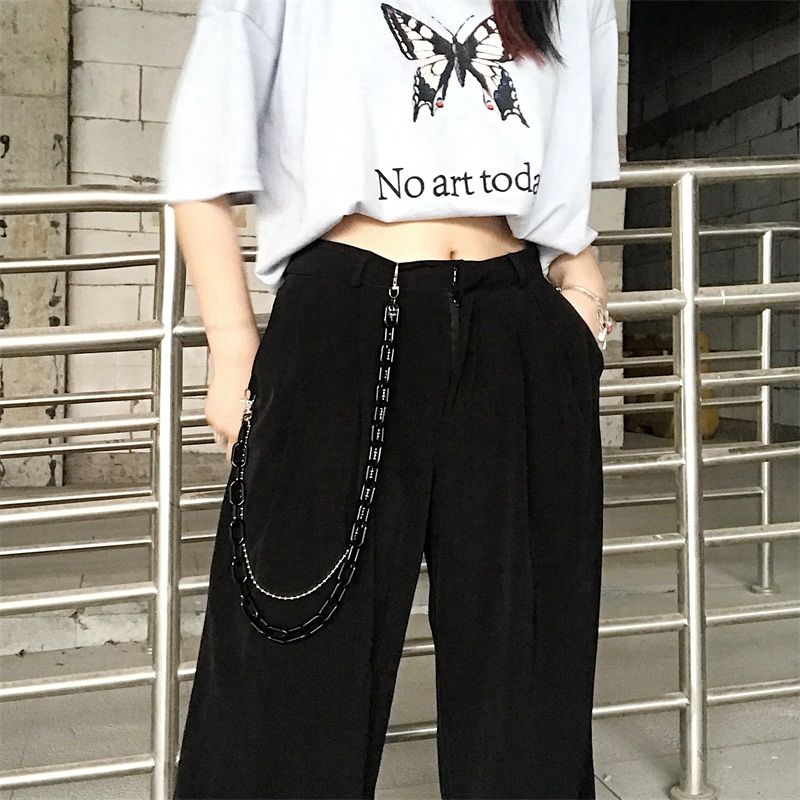 Chuỗi Quần 225030 Dây Xích Đeo Thắt Lưng Phong Cách Đường Phố Hàn Quốc Cá Tính