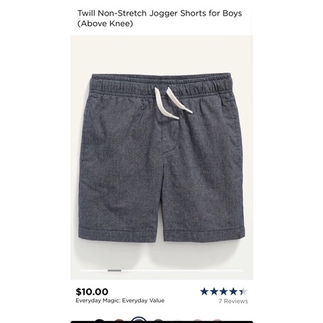 Q74 - Quần vải cotton màu jean bé trai