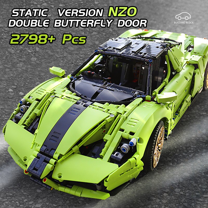 đồ chơi giáo dục Lắp ráp Mô hình Mould King13074  Ferrari Enzo 1:8 High-tech Super Sports Car Model 42115 MOC-46921