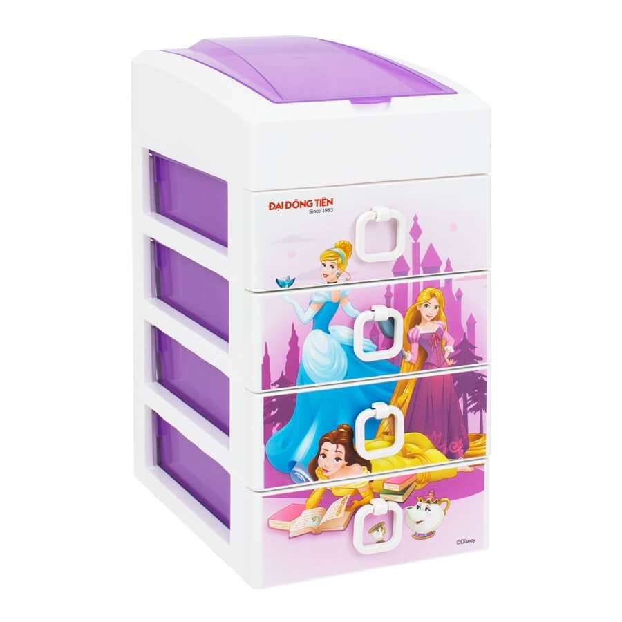 TỦ NHỰA 4 NGĂN TINY DISNEY ĐẠI ĐỒNG TIẾN