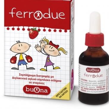 Buona Ferrodue - Bổ sung sắt hữu cơ và hỗ trợ giảm nguy cơ thiểu máu cho trẻ sơ sinh và trẻ nhỏ (15ml)