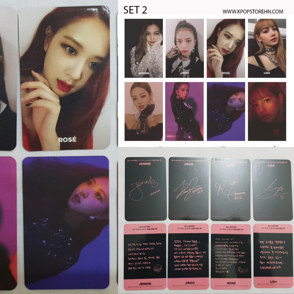 Sét Card album BTS EXO BLACKPINK SUPER JUNIOR RED VELVET