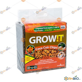 Sơ dừa miếng đóng kiện 4.5kg grow!t coco coir chips - k2a.102