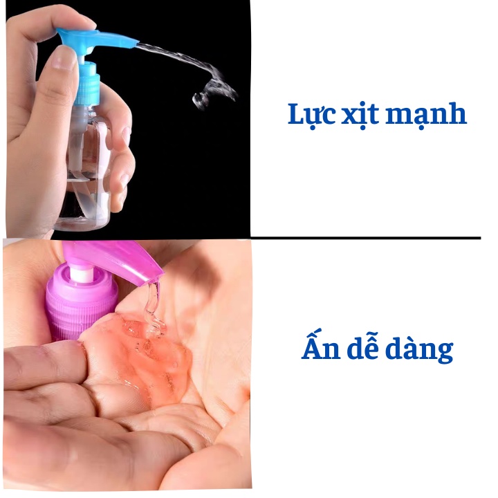 Combo 3 Lọ Chiết Mỹ Phẩm Dung Dịch Dạng Xịt, Dạng Vòi ( Dung Tích 100ML) - br00697