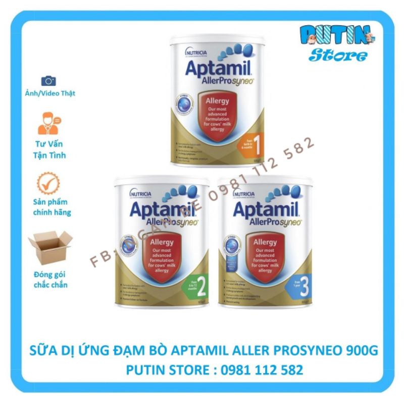 Sữa Aptamil Aller Prosyneo số 2 lon 900g hàng chuẩn air đủ bill