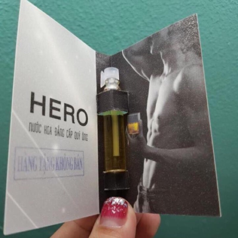 Mẫu Thử Nước Hoa Nam HERO 2ml - Hương Thị Platinum