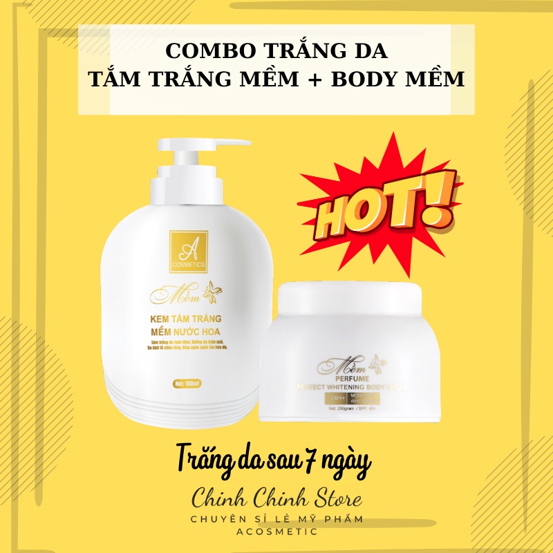 [DEAL HOT] COMBO TẮM TRẮNG MỀM + BODY MỀM ACOSMETIC | BigBuy360 - bigbuy360.vn
