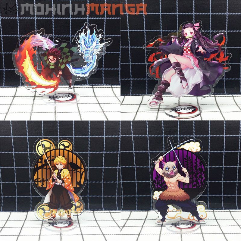 Tượng Mica Standee Kimetsu no Yaiba Tanjiro Nezuko Zenitsu Inosuke Giyuu Kanao Demon Slayer Thanh gươm diệt quỷ cứu nhân