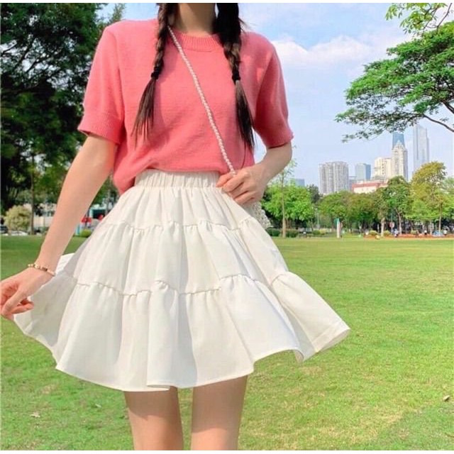Chân váy xòe 3 tầng, chân váy nữ ngắn dáng xòe | BigBuy360 - bigbuy360.vn