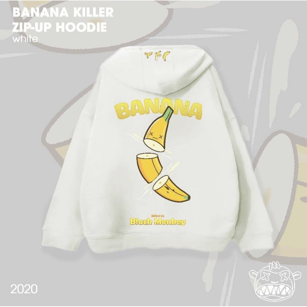 Áo KHOÁC Hoodie TRÁI CHUỐI BANANA Unisex 1hitshop | BigBuy360 - bigbuy360.vn