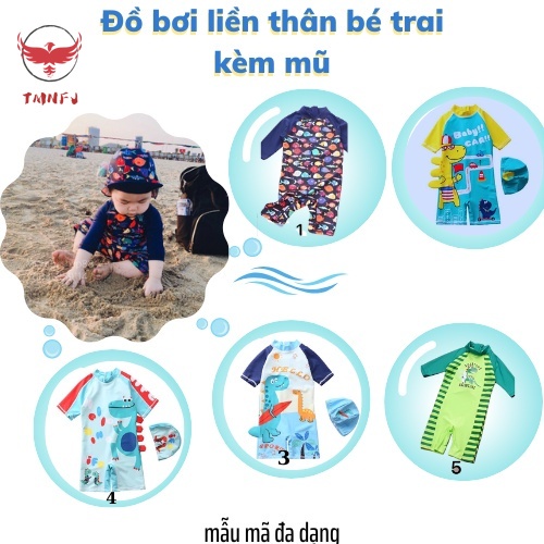 Đồ Bơi Một Mảnh Đan Len Cho Bé Trai (Nhiều Mẫu Mã)