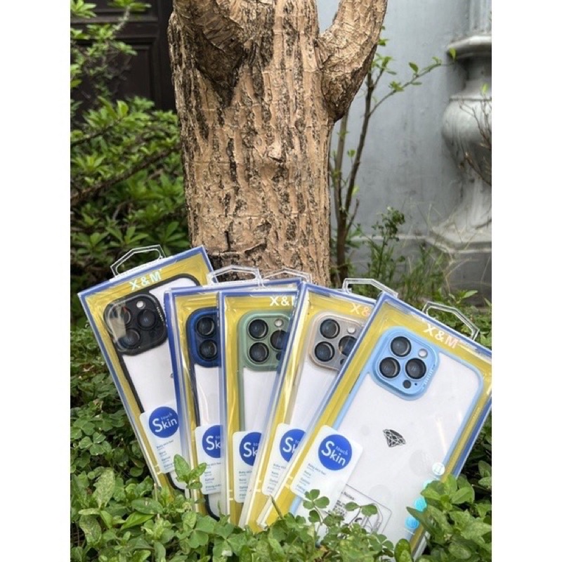 [ Bảo vệ cụm camera ] 12 Pro max | 13 |  13 Pro | 13 Pro Max - Ốp Iphone Cao cấp X&amp;M dẻo silicon 5 màu, lưng trong