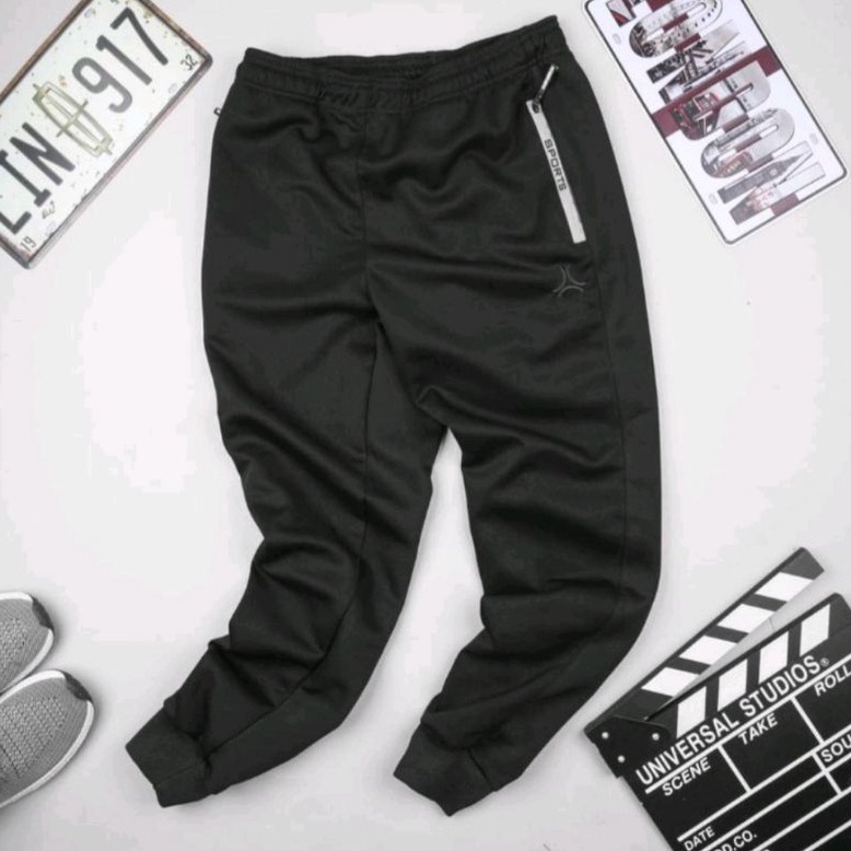 Quần thể thao Nam_Nữ có khóa kéo phối sọc UNISEX. Trẻ Trung Năng Động