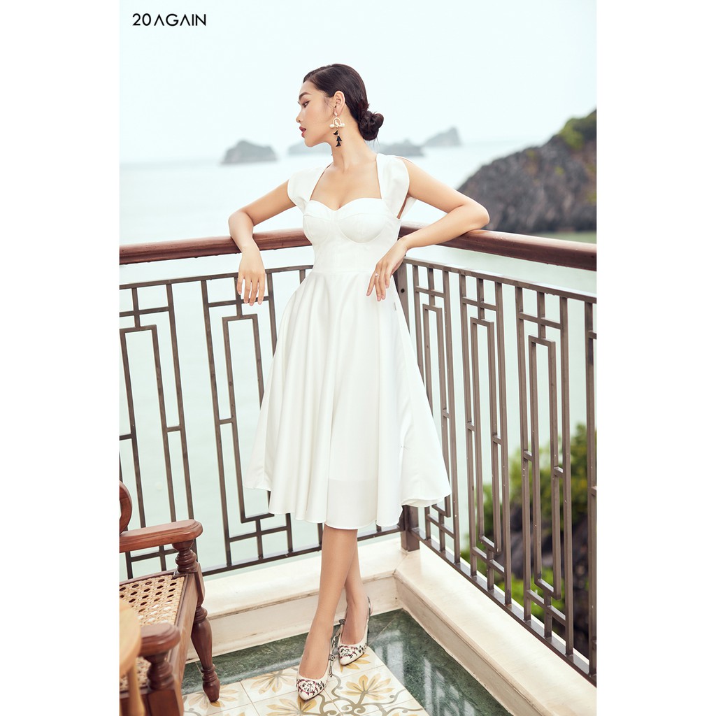 Đầm Xòe Cúp Ngực 20AGAIN DEA1204 | BigBuy360 - bigbuy360.vn