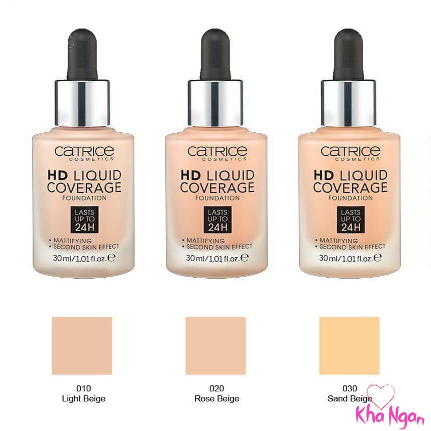 Kem nền Catrice HD Liquid Coverage Foundation