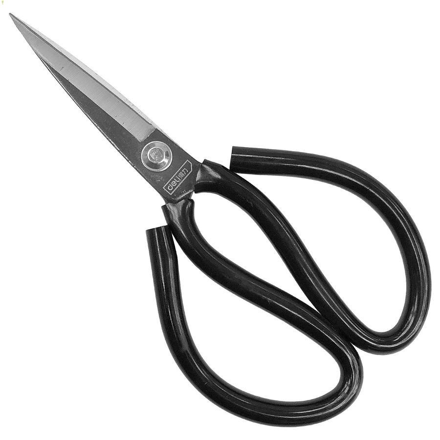 Kéo Cắt Đa Năng Deli 200mm Cao Cấp - Thiết Kế Nhỏ Gọn Với Lưỡi Thẳng Đầu Nhọn, Sắc Bén Cùng Với Lực Cắt Mạnh - DL2615 .