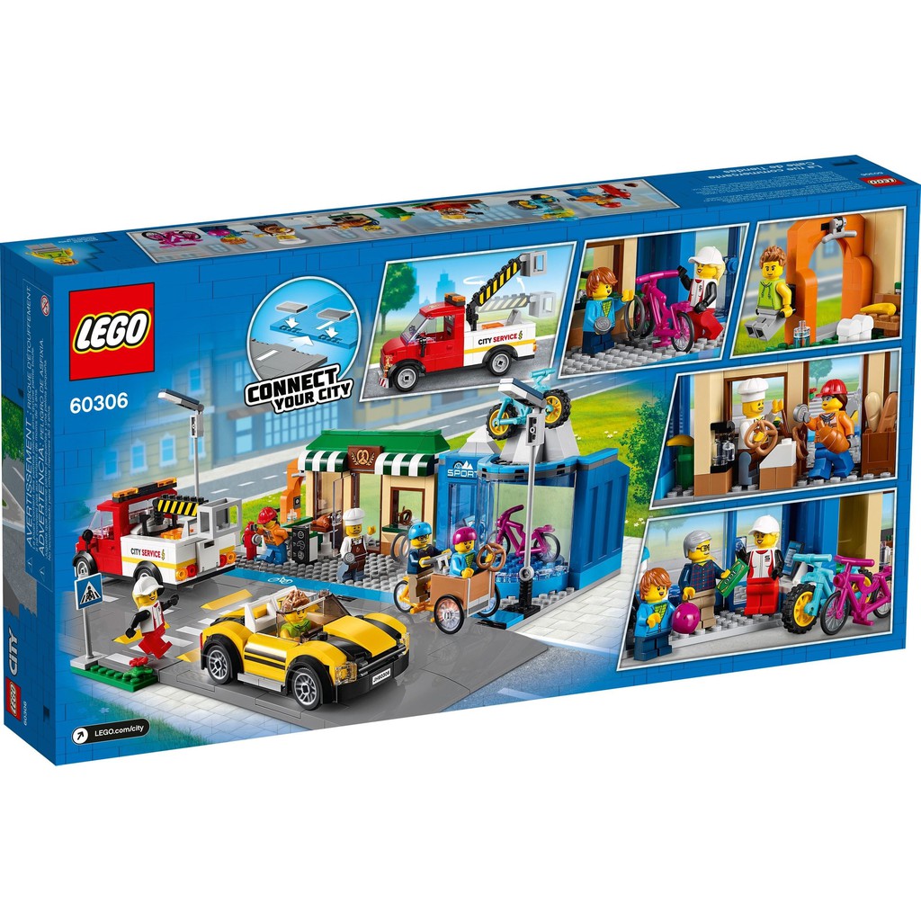 LEGO 60306 City - Khu Phố Mua Sắm