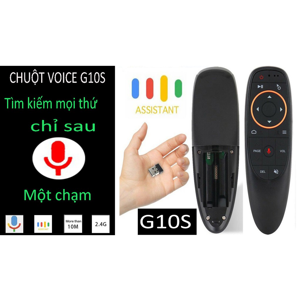 Chuột bay G10S điều khiển giọng nói 1 nút học lệnh