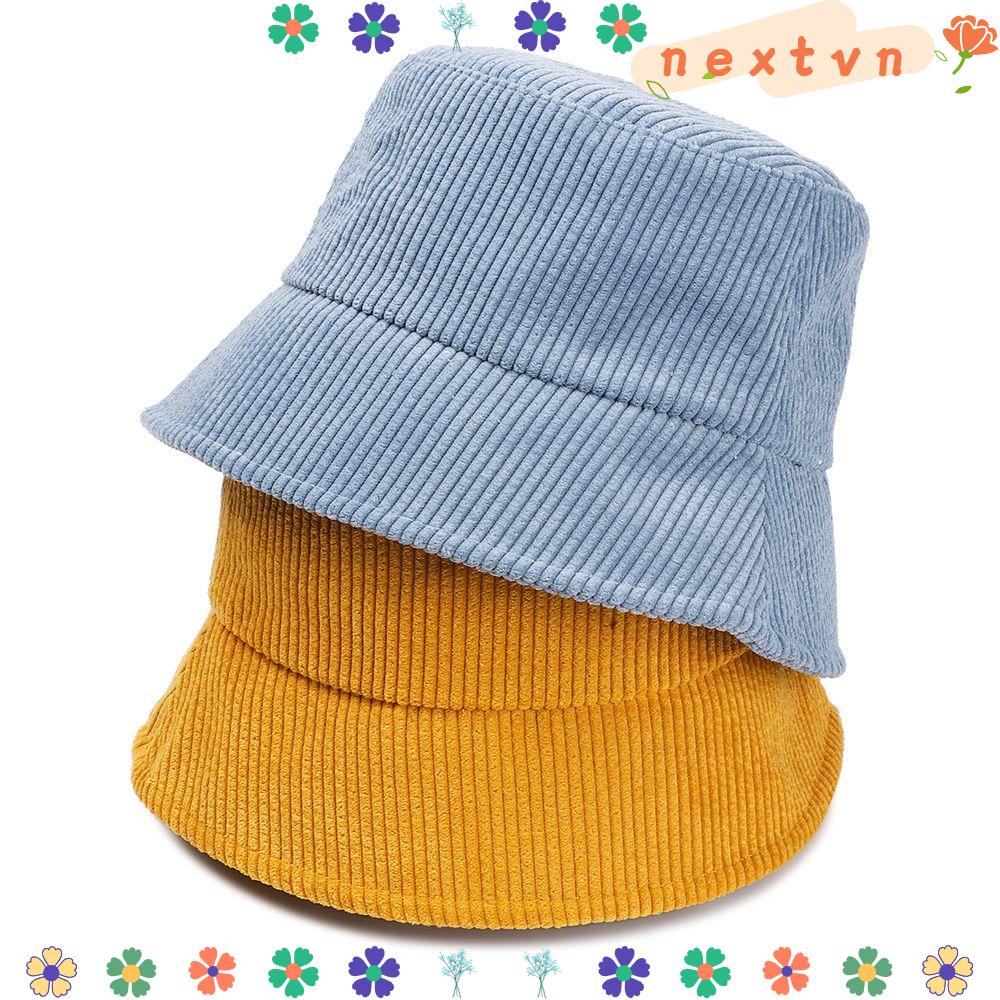 Mũ tai bèo vải nhung màu trơn dành cho nam và nữ