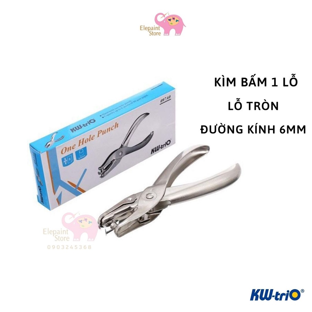 Kìm bấm lỗ Kw Trio 97A0 (lỗ 6mm)