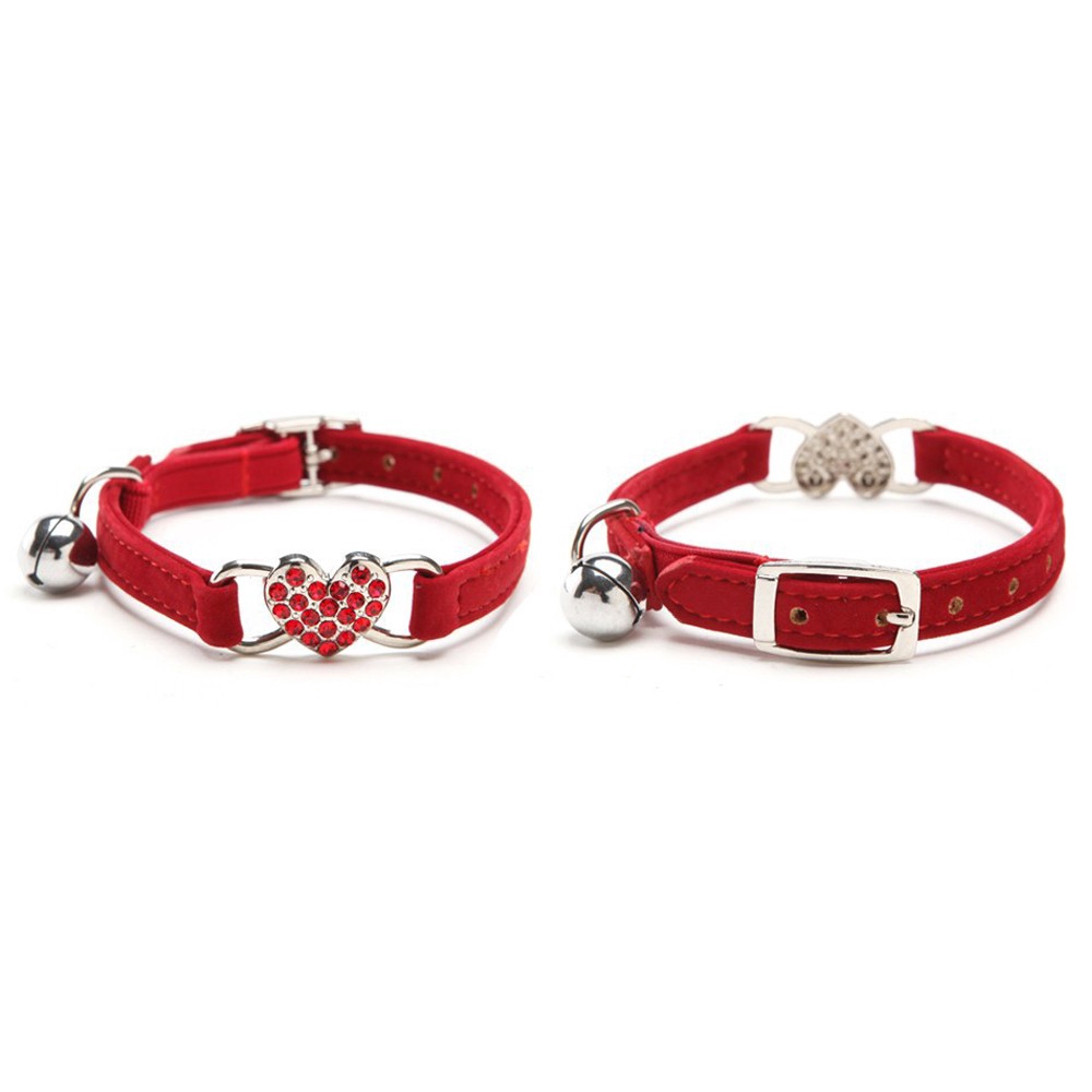 Vòng cổ nhung đính chuông nhỏ cho thú cưng