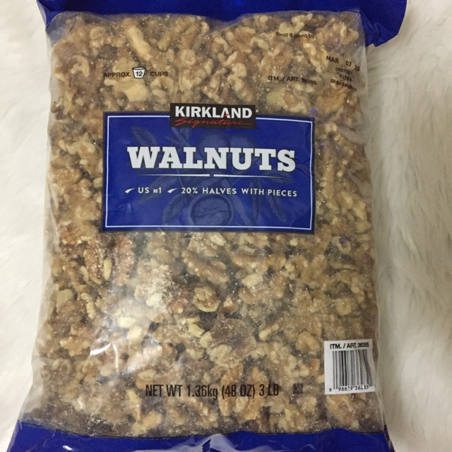 Hạt óc chó Walnuts Kirkland Signature của Mỹ