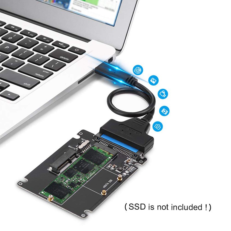 Đầu Đọc Thẻ Chuyển Đổi Từ M.2 Ngff Or Msata Sang Sata 3.0 Usb 3.0 Sang 2.5 Sata 2 Trong 1 Cho Pc Laptop | BigBuy360 - bigbuy360.vn