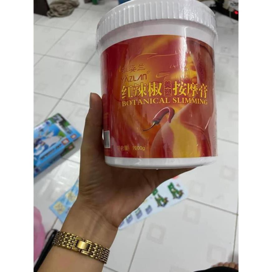 Kem ớt giảm béo hũ lớn 1000g